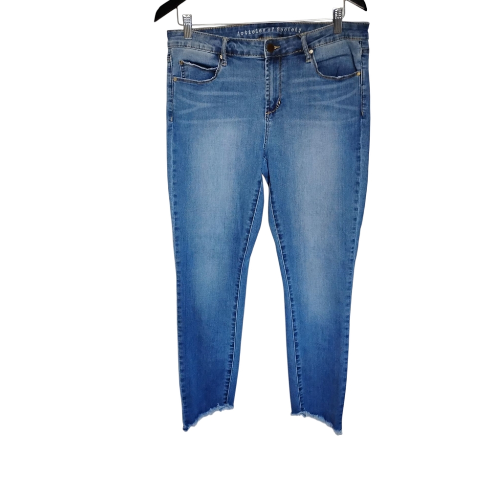 Articles Of Society Light Blue Ankle Jeans